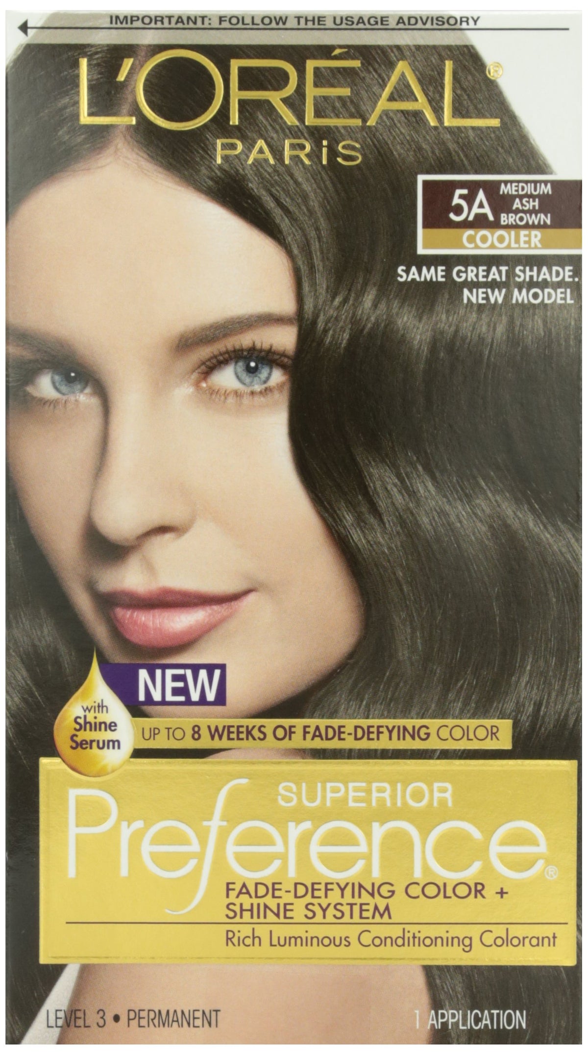 L'Oréal Paris Preference #5A Ash Brown, 1 ct