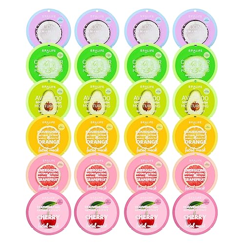 SpaLife Beauty Winter Skin Christmas Face Mask Bundle | Korean Facial Masks | Hydrating, Moisturizing and Firming Sheet Mask Set | Christmas Gifts Beauty & Personal Care SpaLife