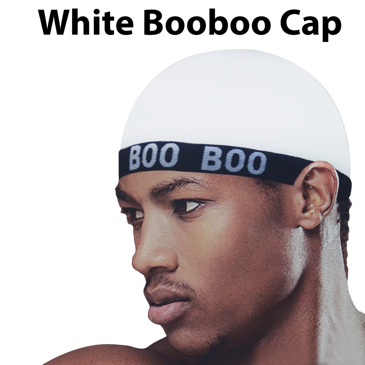 Dream World Boo Boo Deluxe Luxury Stocking Wave Cap (4 Packs)-Wire Elastic Band-White Beauty and Personal Care Dream World