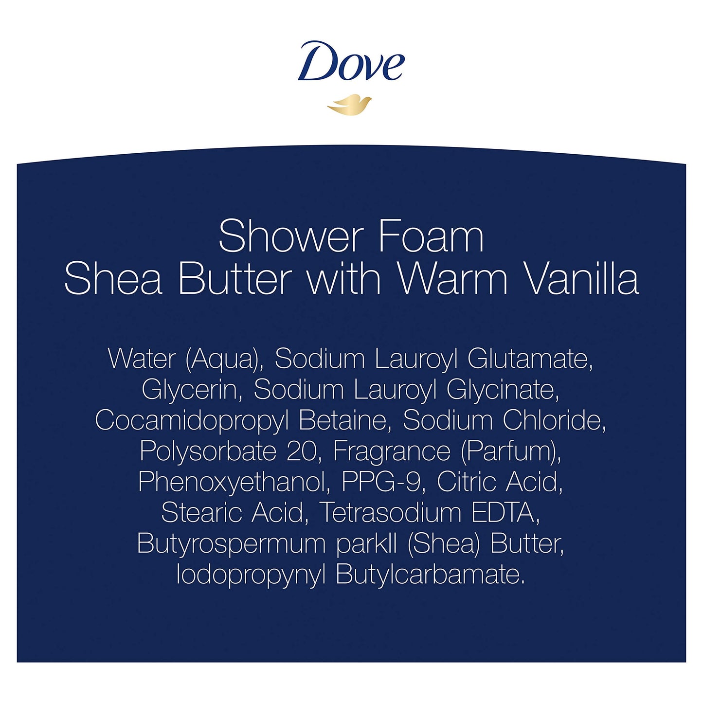 Dove Shower Foam Shea Butter With Warm Vanilla Foaming Body Wash, 13.5 Oz Beauty & Personal Care Dove