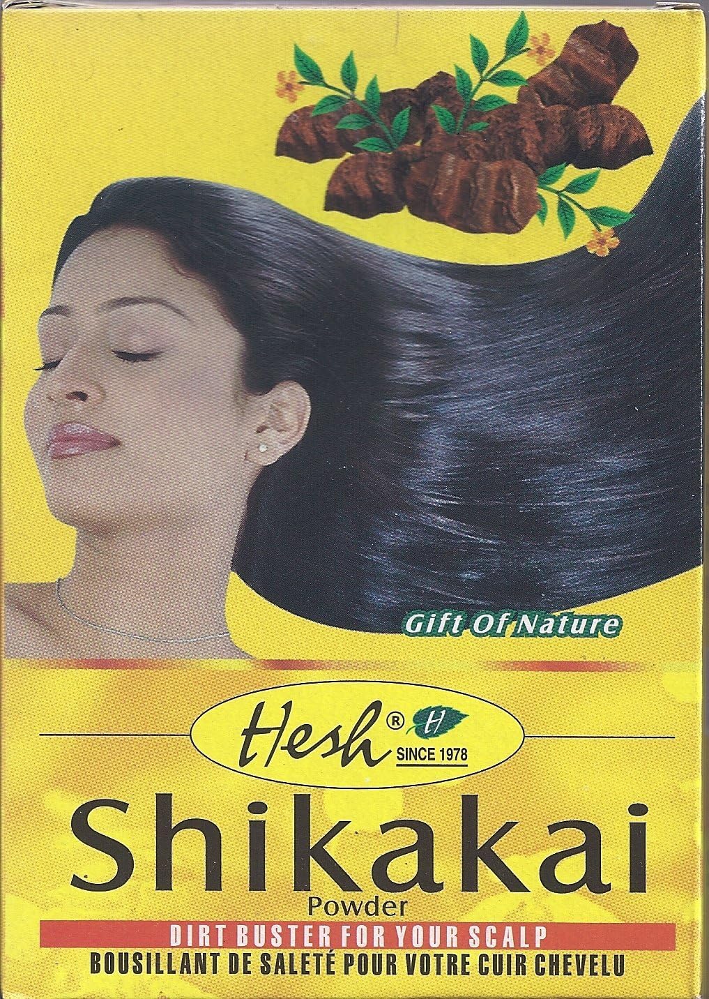 Shikakai Powder 3.5oz (100g) - Hesh Pharma (Pack of 6) Beauty & Personal Care Hesh
