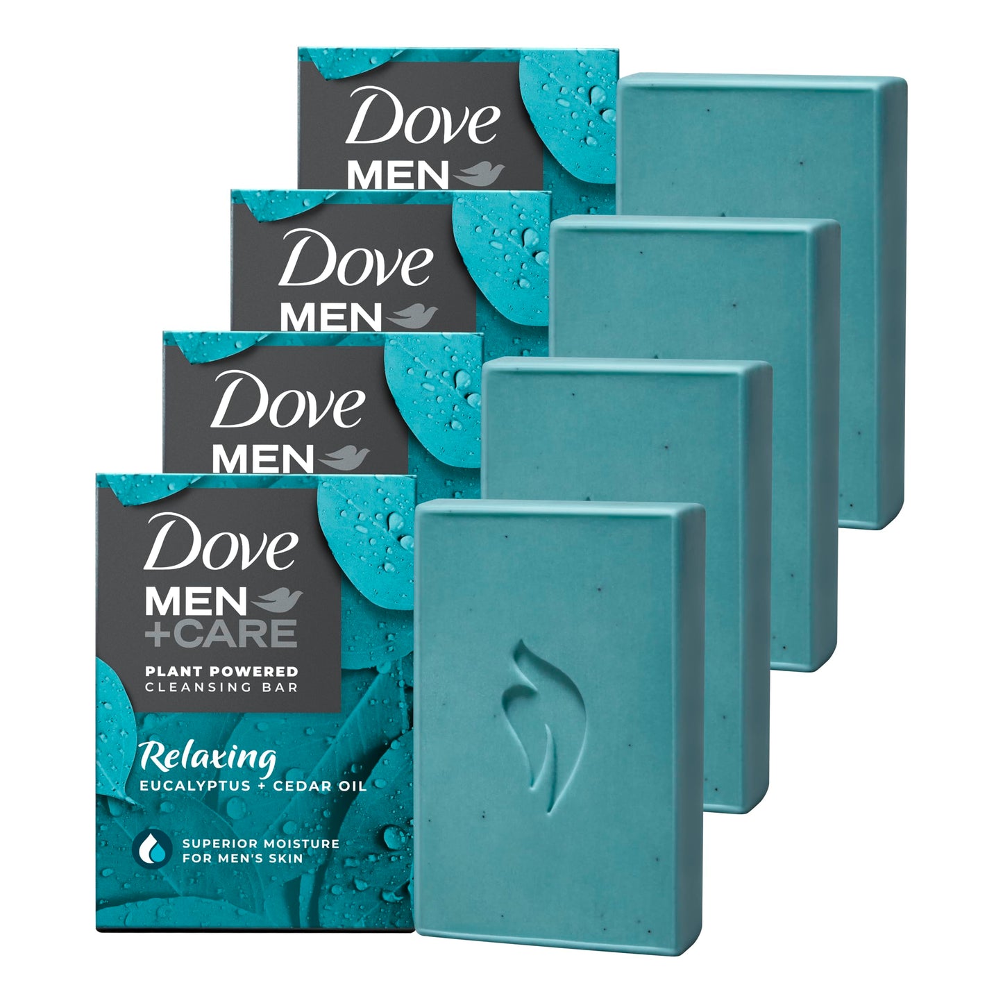 DOVE MEN + CARE Plant-Based with Eucalyptus and Moisture for men`s skin, 5 Ounce (pack of 4) Beauty & Personal Care DOVE MEN + CARE