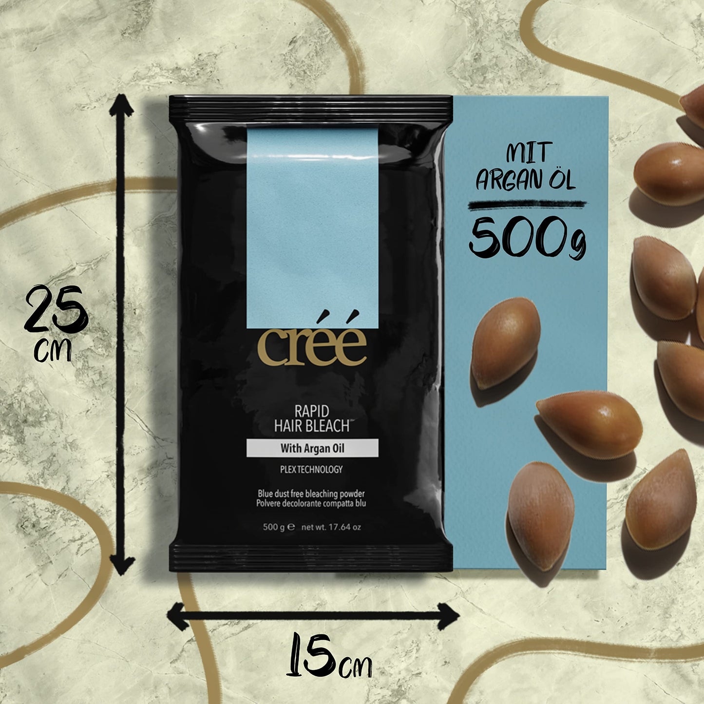 Cree Professional Ultra Performing Bleaching (Powder 500g) Beauty & Personal Care Créé