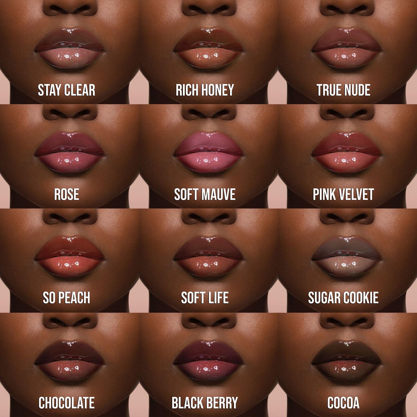 Juvia's Place Volumizing Gloss Stick - Rose - Shiny Luscious Lips with Nourshing Hydration, Plumping, Lip Plumper, Plumping Lip Balm, Hydrating Lip Beauty & Personal Care Juvia's Place
