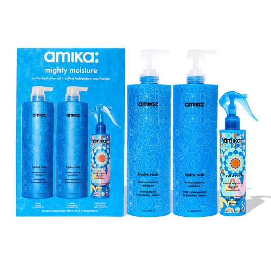 amika Mighty Moisture Jumbo Hydration Set Beauty & Personal Care Amika