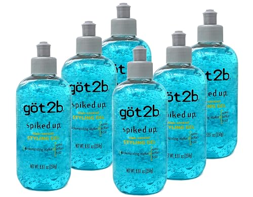 Got 2B Gel Spiked-Up 8.5 Ounce (251ml) (6 Pack) Beauty & Personal Care Got2B