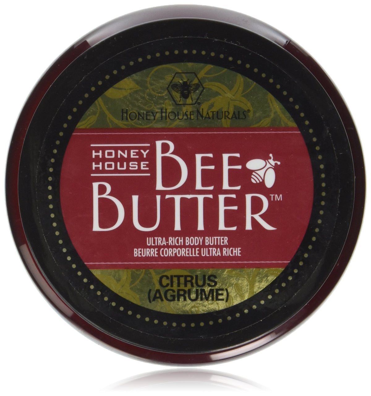Honey House Naturals 8 oz Tub Bee Butter Citrus