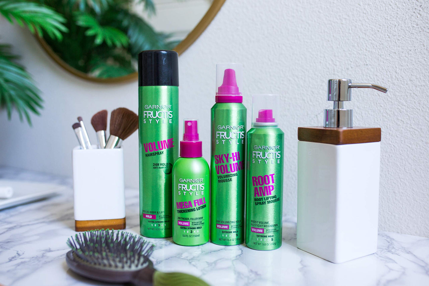 Garnier Fructis antihumidity volumizing Hair Spray with bambo - 8.25 Oz Beauty & Personal Care Garnier