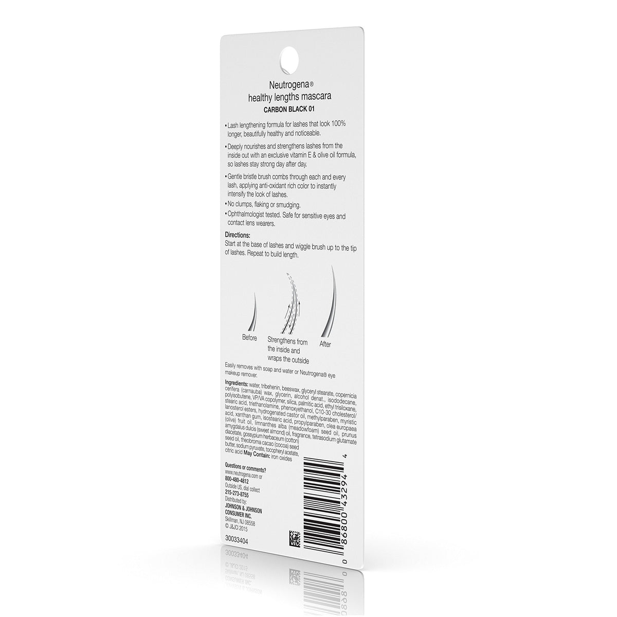 Neutrogena Healthy Lengths Mascara, Carbon Black 01, 0.21 Ounce Beauty & Personal Care Neutrogena