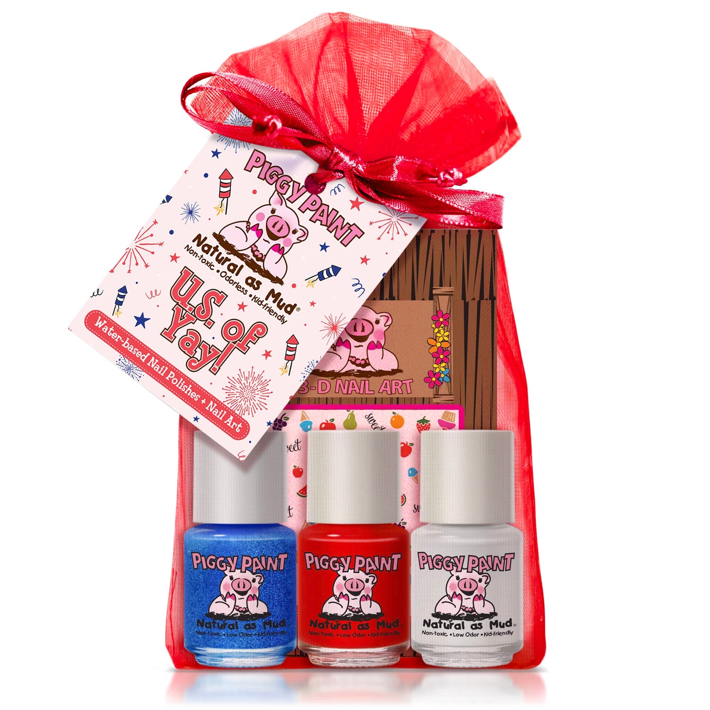 PIGGY PAINT 100% Non-toxic Girls Nail Polish - Safe, Chemical Free Low Odor for Kids, U.S. of YAY! Beauty & Personal Care Piggy Paint