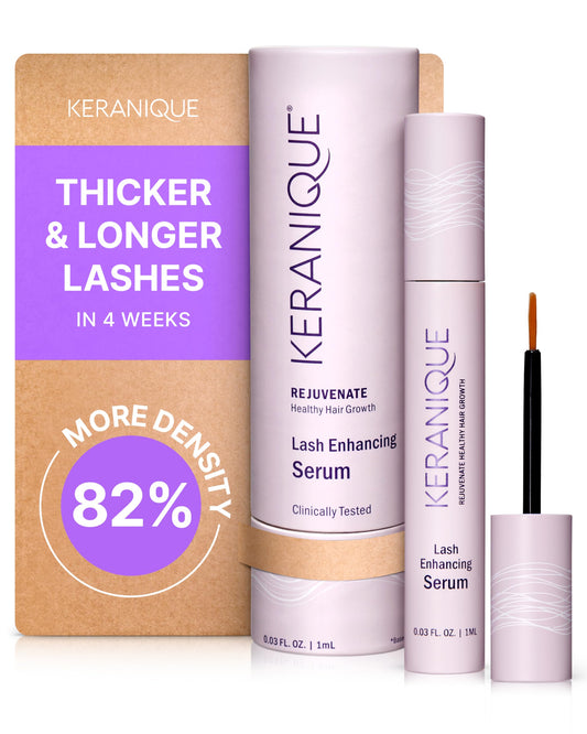 Keranique Lash Growth Serum - Eyelash Enhancer for Women with Thin & Brittle Lashes - Intense Boost for Long, Natural Eyelashes Beauty & Personal Care Keranique