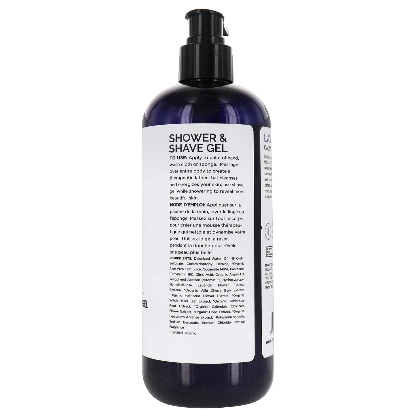 Mill Creek Lavender 2-In-1 Shower & Shave Gel, Parabens Free, 14 Fluid Ounces (Pack Of 3) Beauty & Personal Care Mill Creek