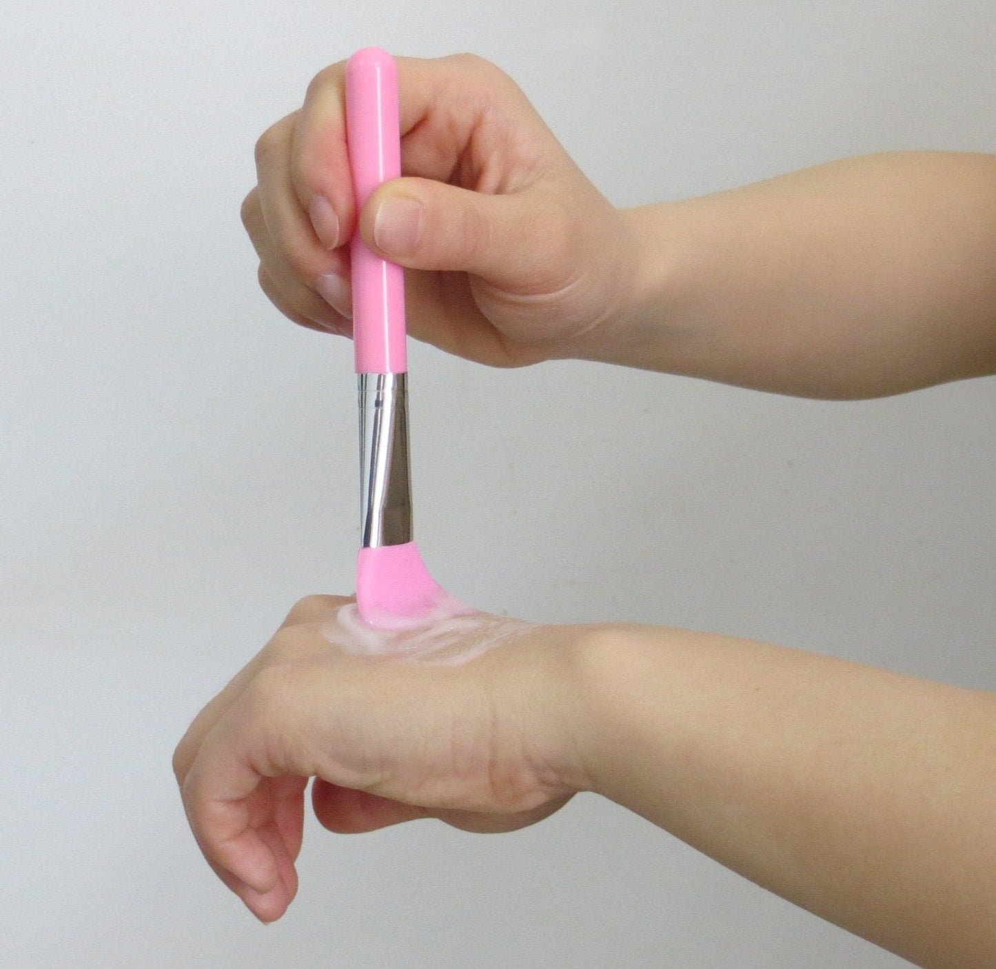 LORMAY 7 Pcs Silicone Brush Applicator Kit for UV Resin Epoxy Art Crafting and Cream Makeup Products (Pink) Beauty & Personal Care LORMAY