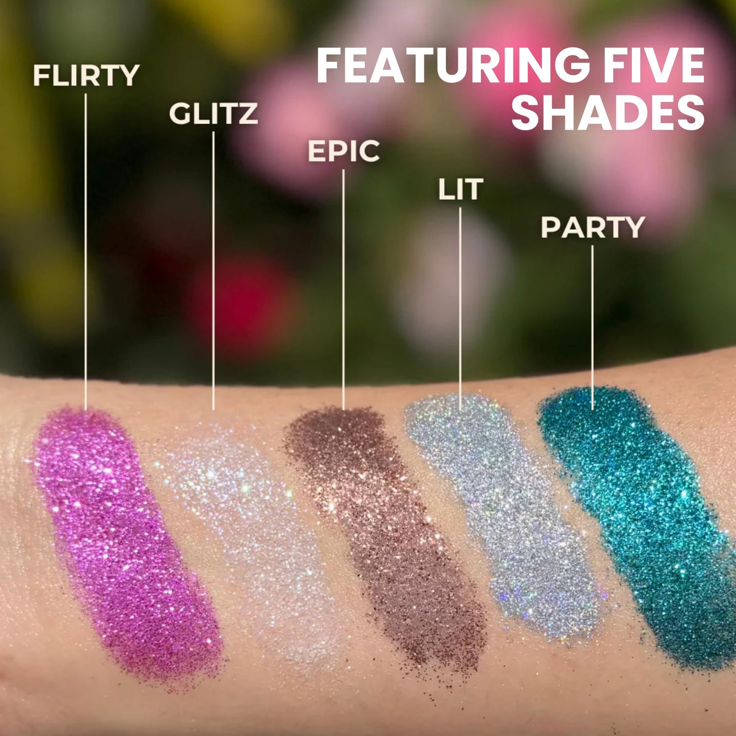 Poise Makeup Body and Facial Glitter | Extra-fine Cosmetic-Grade Glitters to Add Texture, Glam and Glitz, Safe for Face Eyes Lips and Hair Beauty & Personal Care POISE INT'L BEVERLY HILLS