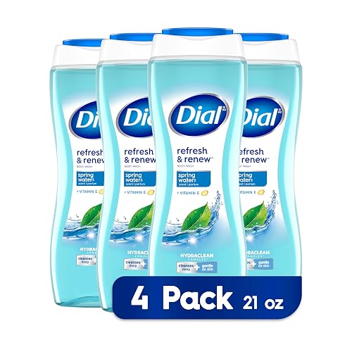 Dial Softening Body Wash, Spring Water, 21 fl oz (Pack of 4) Beauty & Personal Care Dial