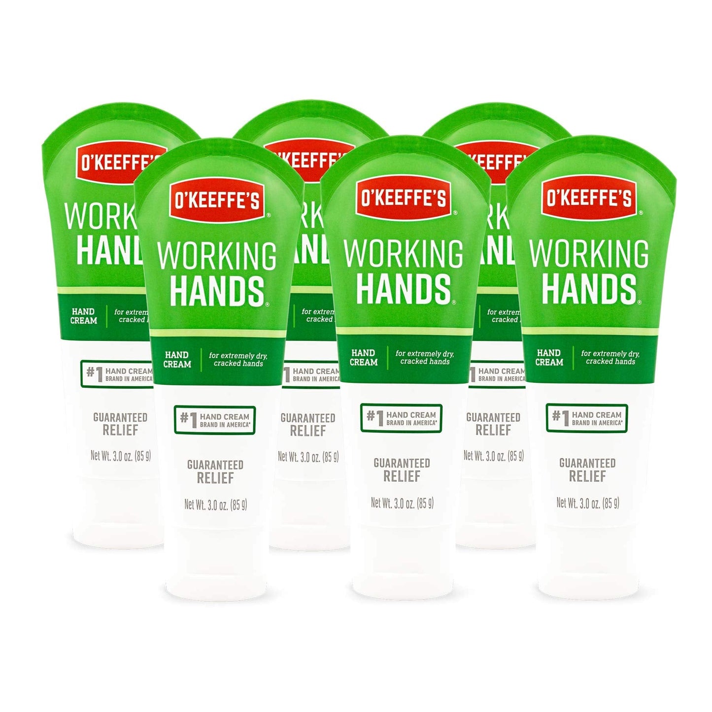 O'Keeffe's K0290004-6 Working Hands Hand Cream Tube (6 Pack), 3 oz Beauty & Personal Care Best Price Square