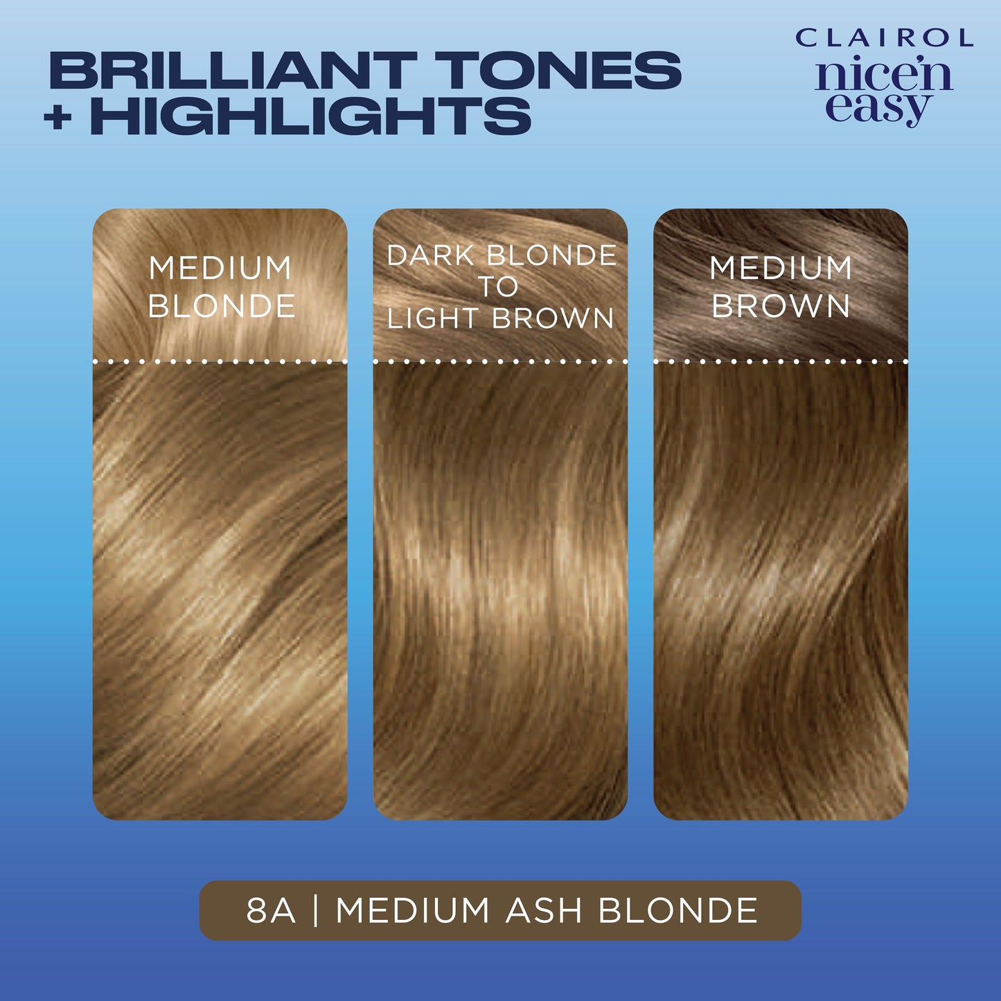 Nice N Easy, Med Ash Blonde 8A, 1 Count Beauty & Personal Care Clairol