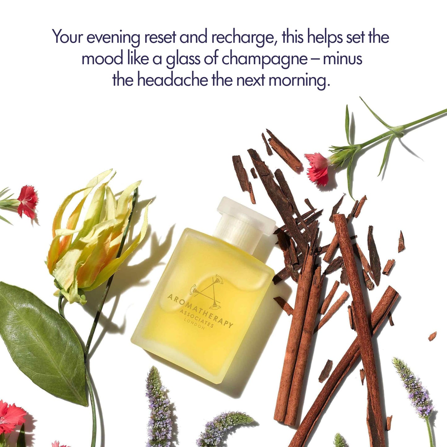 Aromatherapy Associates Revive Evening Bath and Shower Oil - Natural Hydrating Oil with 3 Essential Oils to Refresh Mind, Body, and Spirit (1.86 oz) Beauty and Personal Care Aromatherapy Associates