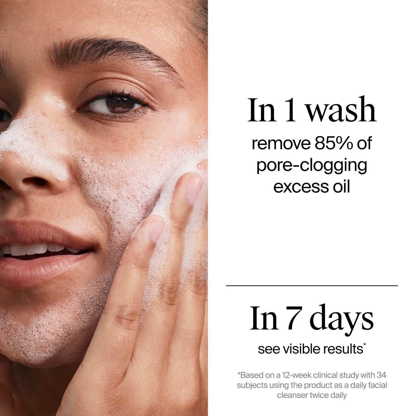 Neutrogena Evenly Clear Acne Cleanser with 2% Salicylic Acid & 2% PHA Exfoliant, Gentle Foaming Face Wash Clears Clogged Pores & Blackheads While Beauty & Personal Care Neutrogena