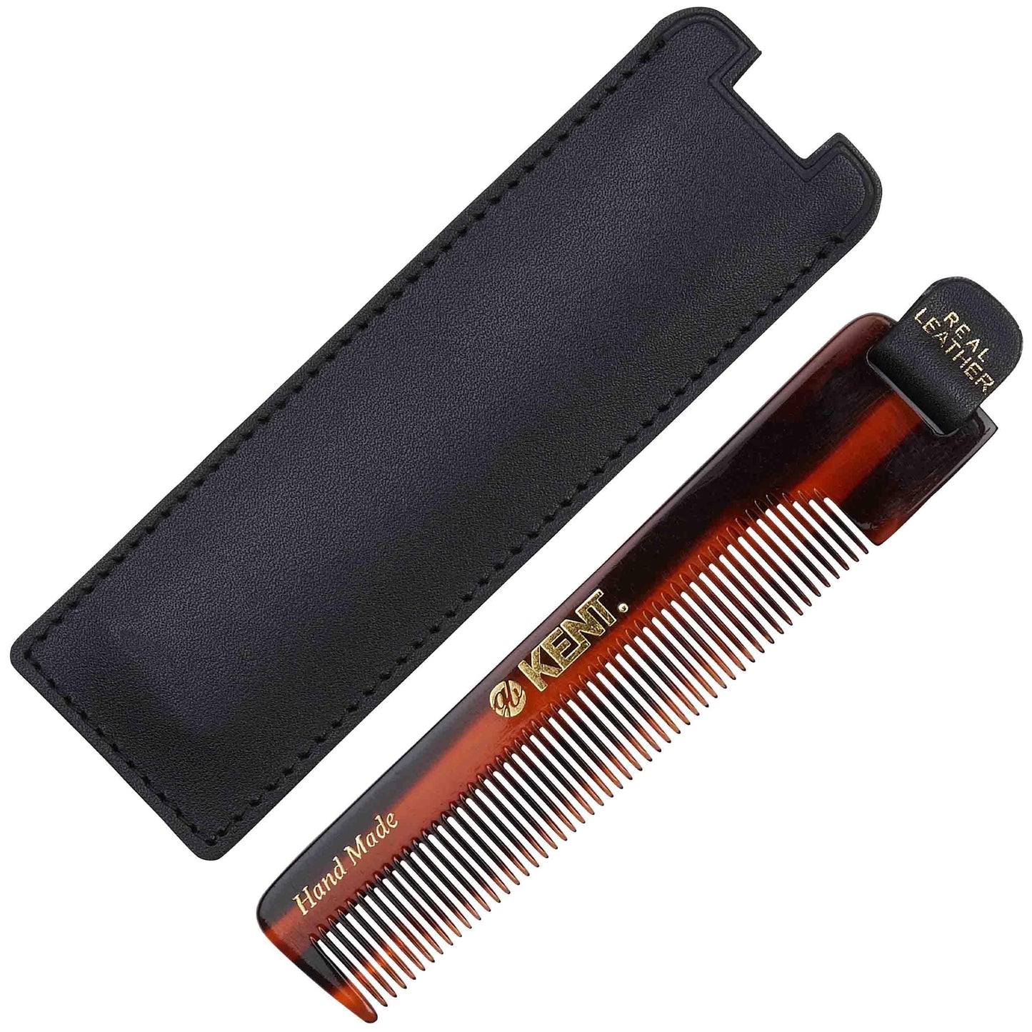 Kent NU22 Handmade All Fine Tooth Pocket Comb for Men, Women and Kids, Hair Comb Straightener for Everyday Grooming Styling Hair, Beard and Mustache Beauty and Personal Care KENT