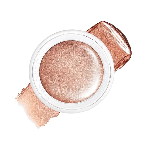RMS Beauty Luminizer Highlighter - Creamy Light-Reflective Organic Face Makeup Palette for Dewy, Glowing & Nourished Skin - Peach (0.17 Ounce) Beauty & Personal Care RMS Beauty