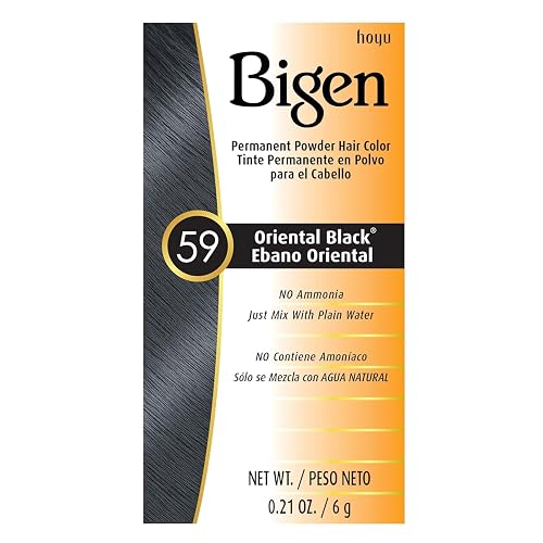 Bigen Permanent Powder Hair Color 59 Oriental Black 1 ea (Pack of 8) Beauty & Personal Care Bigen