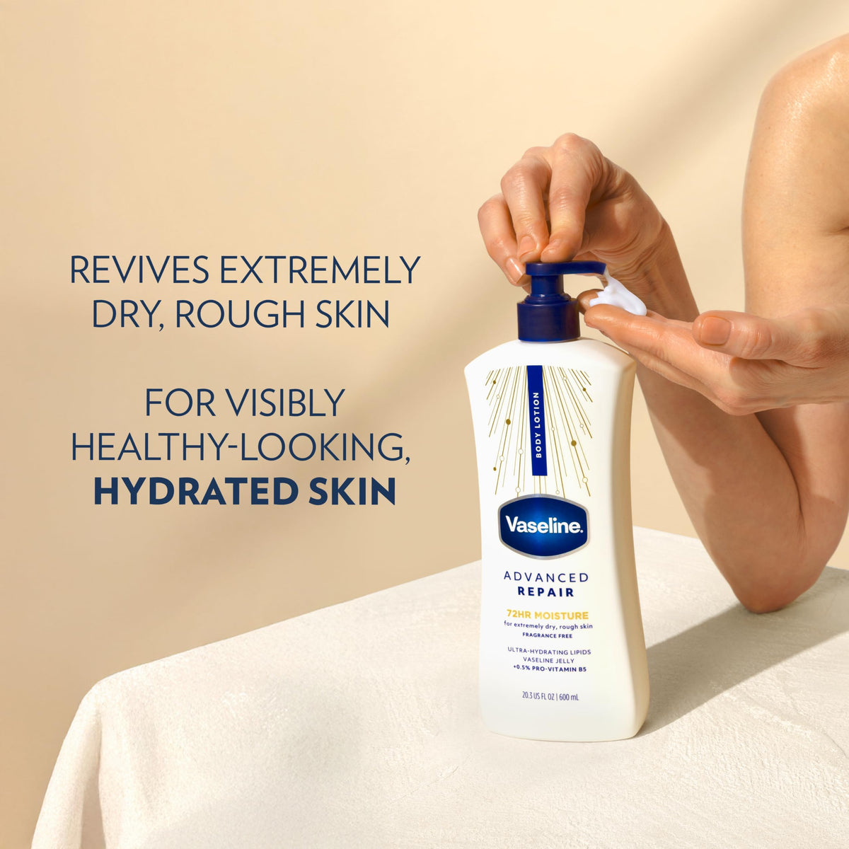 Vaseline Advanced Repair Body Lotion Advanced Repair Unscented for Dry Skin Lotion Made with Ultra-Hydrating Lipids and Vaseline Jelly That Repairs Beauty & Personal Care Vaseline