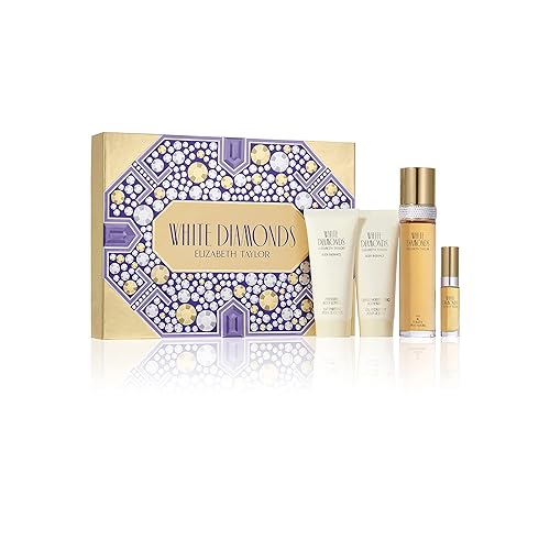 Elizabeth Taylor White Diamonds Women's Fragrance 4 Piece Gift Set Beauty & Personal Care Elizabeth Taylor