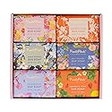 PAINT & PETALS Scented Bar Soap Set with 6 Different Scents and 2 Gift Bags, 7 Ounces Each Beauty & Personal Care PAINT & PETALS