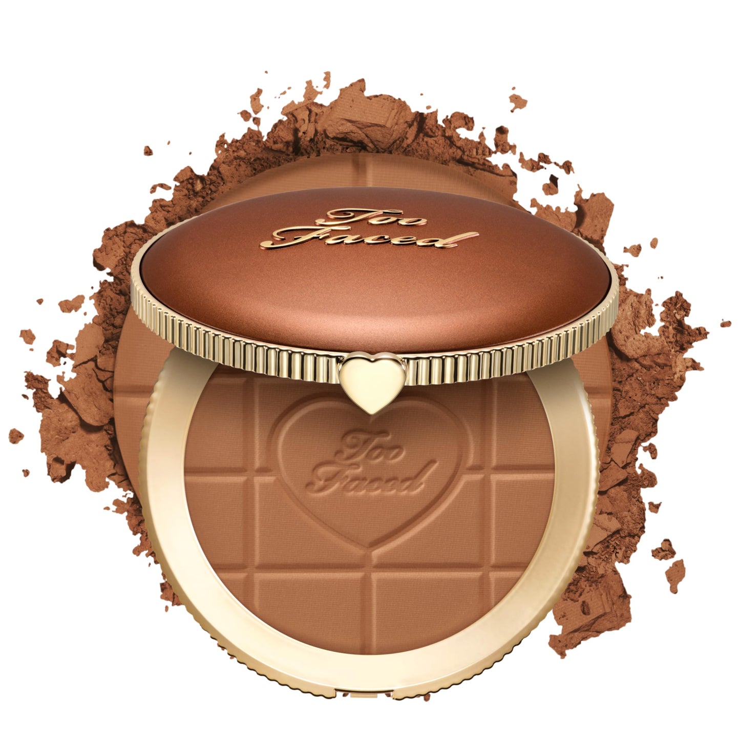 Too Faced Chocolate Soleil Matte Blurring Bronzer | Matte Bronzer Powder that Mimics Natural Skin for Blurred Sun-Kissed Effect, Milk Chocolate, 0.28 Beauty & Personal Care Too Faced