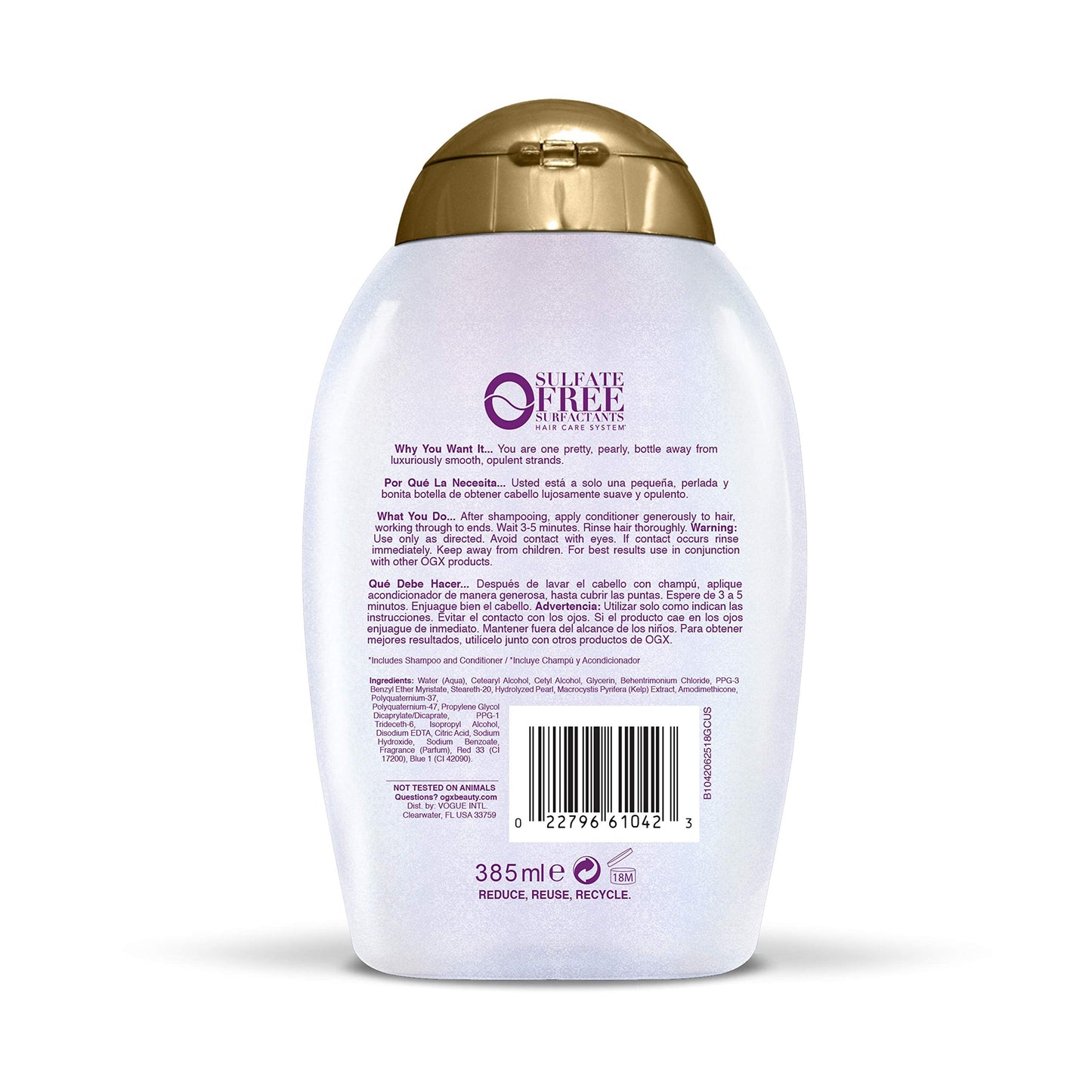 OGX Smoothing + Liquid Pearl Conditioner, 13 Ounce Beauty & Personal Care OGX