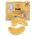 AICHUN BEAUTY Crystal Collagen Gold Eye Mask - 24K Gold Eye Mask Patches - Hydrating Gold Eye Mask Crystal Gel Patches, 30 Pack Beauty & Personal Care AICHUN BEAUTY