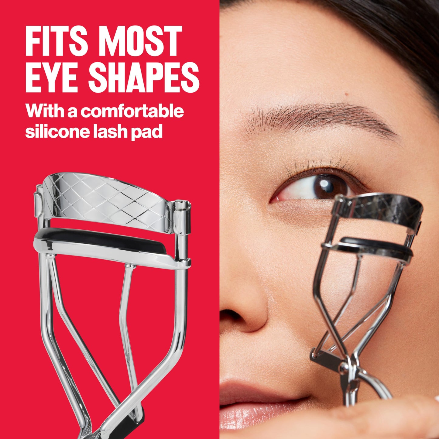 Revlon Natural Curl Lash Curler, Gives a Natural Eyelash Lift, with Finger Grips for a Non Slip Grip, Easy to Use, 1 Count Beauty & Personal Care REVLON