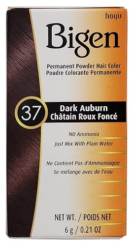 Bigen Powder Hair Color #37 Dark Auburn 0.21oz (2 Pack) Beauty & Personal Care Bigen