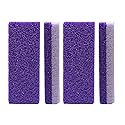 4 Pcs Foot Exfoliator Pedicure Tool Foot Callus Remover Scrubber (Purple) Beauty & Personal Care Kukiwhy