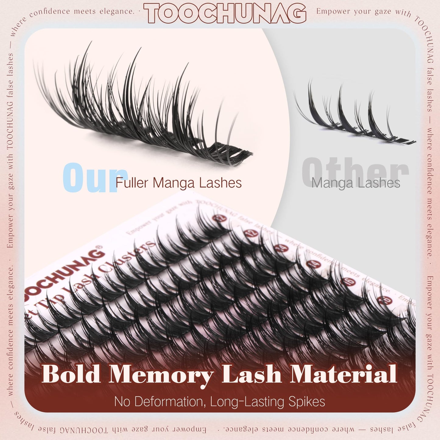 TOOCHUNAG Anime Lash Clusters 12-20mm Manga Eyelash Clusters Volume Cluster Eyelash Extensions D Curly Lashes Clusters DIY Lash Extensions Wispy Beauty and Personal Care TOOCHUNAG