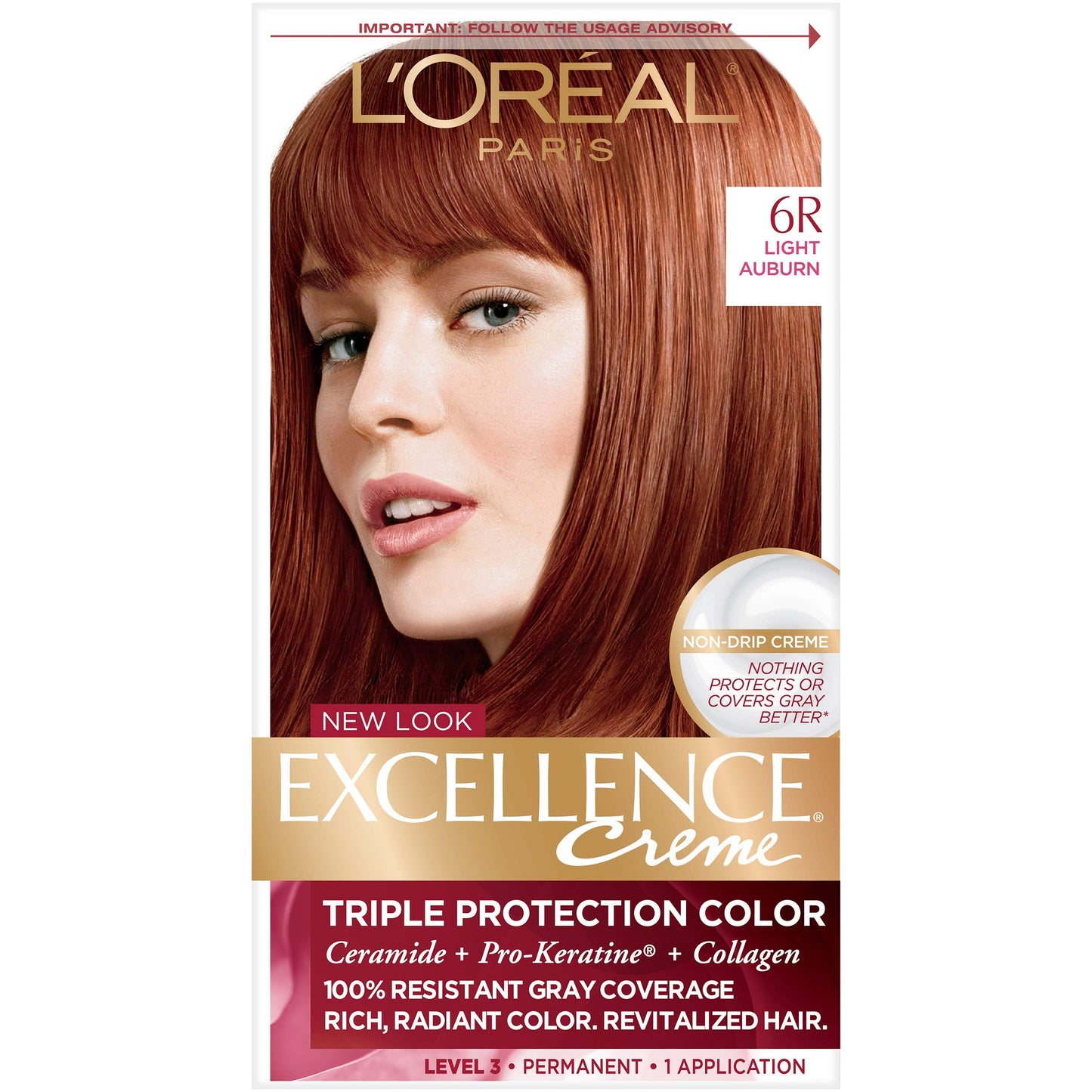 L'Oreal Paris Excellence Creme, 6R Light Auburn Beauty & Personal Care L'Oreal Paris