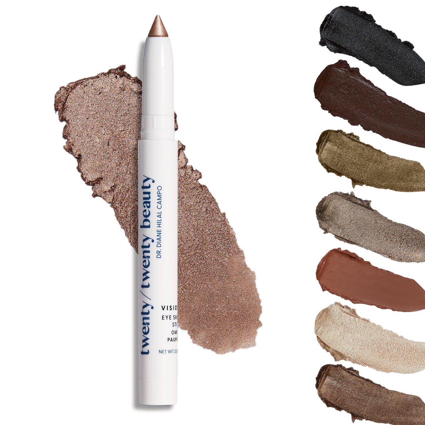 twenty/twenty beauty Visionary Eye Shadow Stick - Shimmer Cream Eye Shadow Pencil - Safe for Sensitive Eyes - Ophthalmologist Developed - Vegan Beauty & Personal Care twenty/twenty beauty