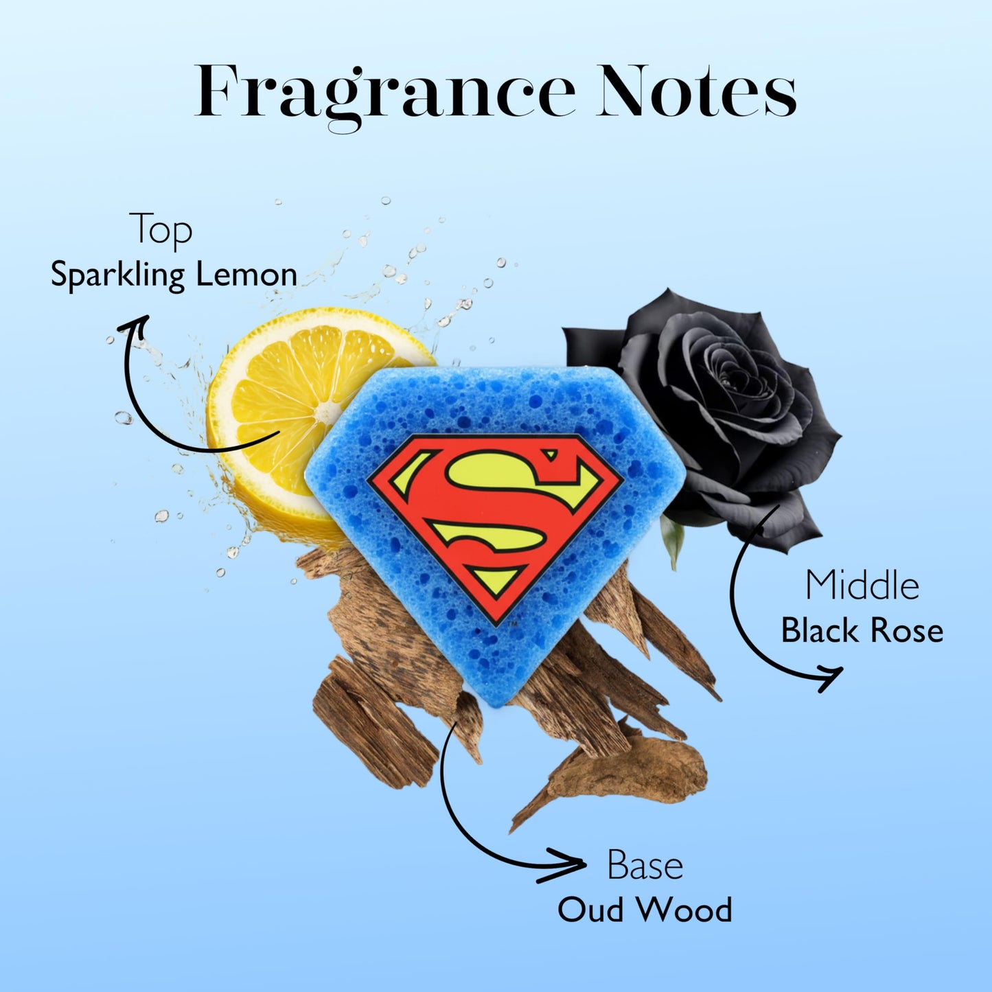 Spongellé Superman Citrus Body Buffer - DC Super Hero Collection Beauty and Personal Care SPONGELLÉ