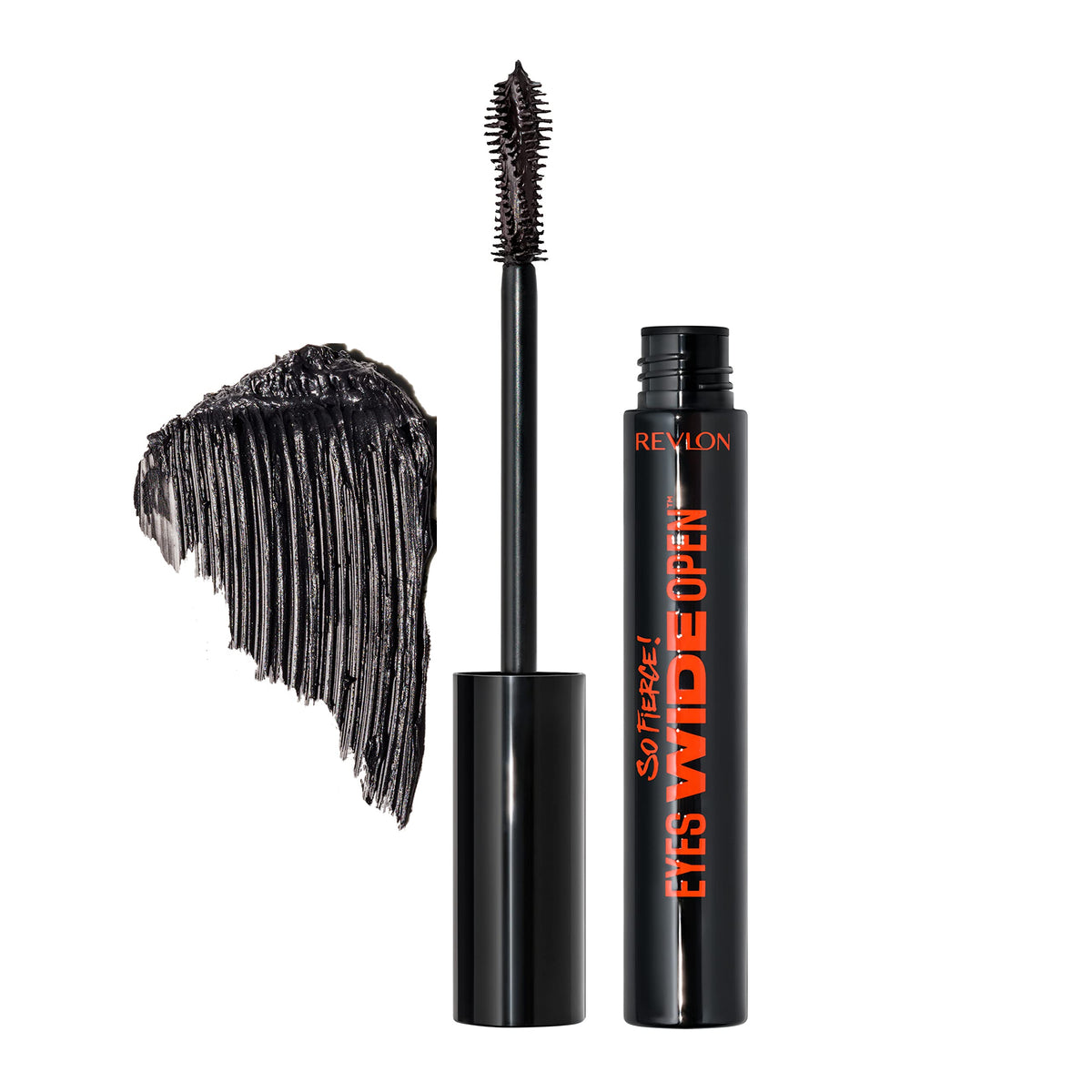 Revlon So Fierce Eyes Wide Open Mascara with Push-up Brush, For Volumizing & High Lifting Eyelashes, Smudge-proof, Flake Resistant, 102 Black, 0.24… Beauty & Personal Care REVLON