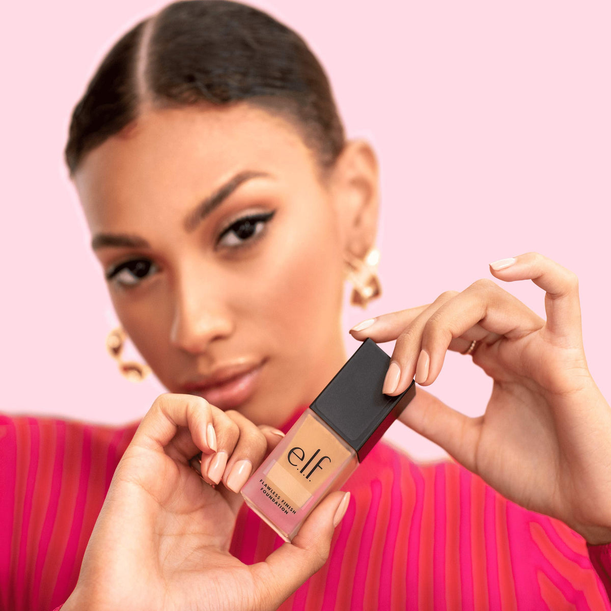 e.l.f. Flawless Finish Foundation, Lightweight Oil Free, Caramel previously Almond, 0.68 Fl Oz Beauty & Personal Care e.l.f.