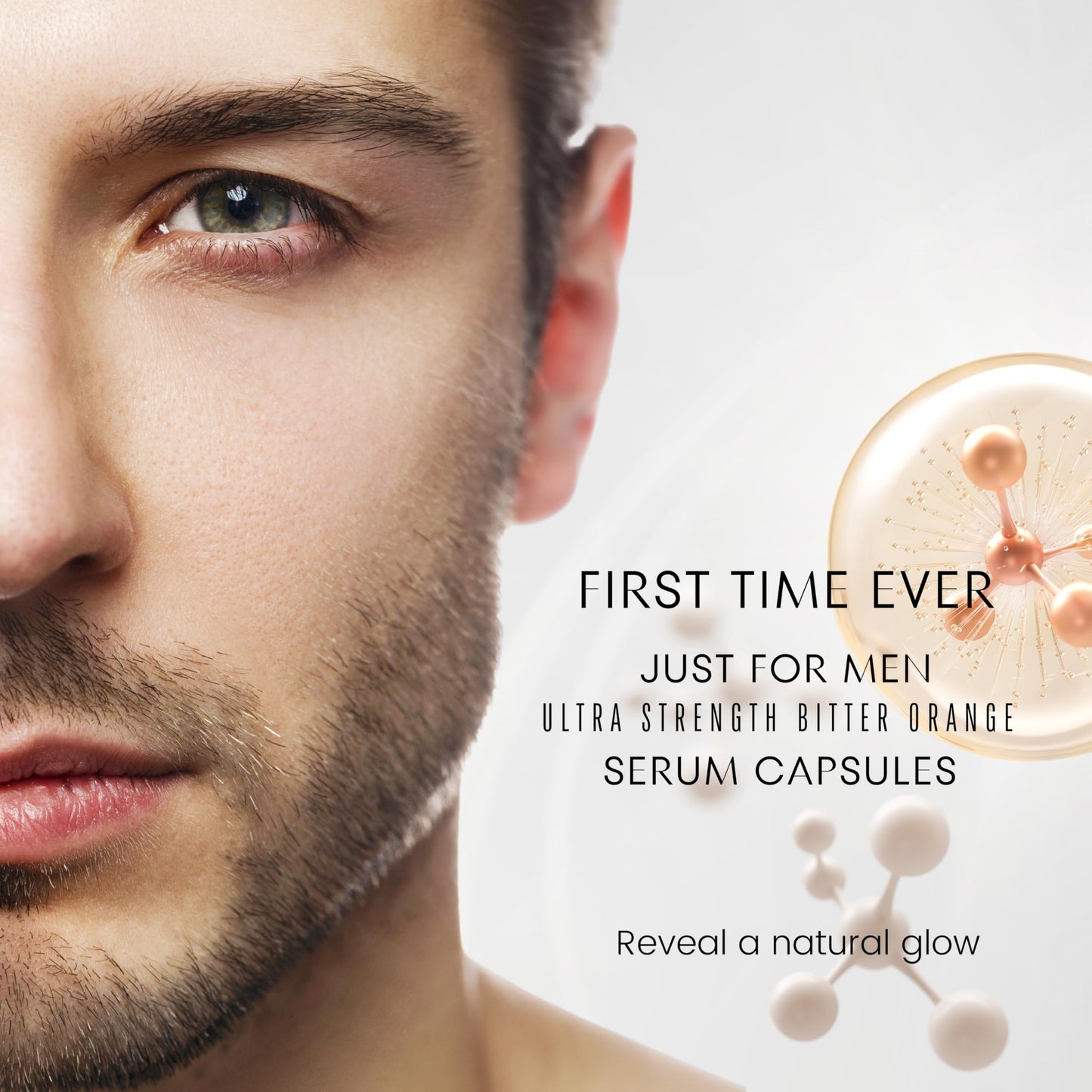 Turbinne Ultra Strength Bitter Orange Serum Capsules For Men - Powerful Anti -Aging, Skin Tightening, Reduce Acne, Dark Spots, Wrinkles, & UV Damage. Beauty & Personal Care TURBINNE