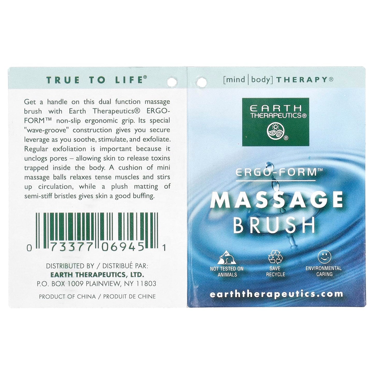 Earth Therapeutics - Body Bristle Contour (Multi-Pack)6 Beauty and Personal Care Earth Therapeutics