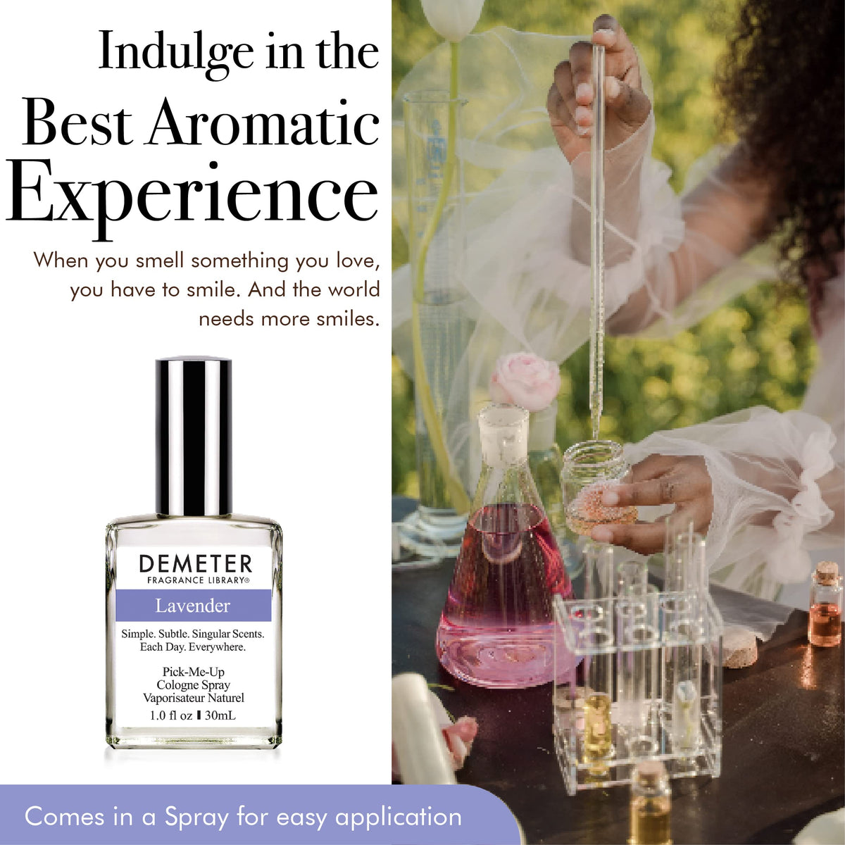 Demeter 1oz Cologne Spray - Lavender Beauty & Personal Care The Library of Fragrance