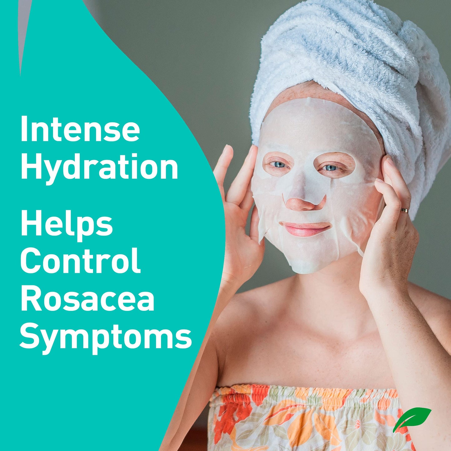 PROcure Rosacare Soothing Sheet Face Mask with Hyaluronic Hydrogel for Rosacea Symptoms, 2 Masks Beauty & Personal Care PROcure