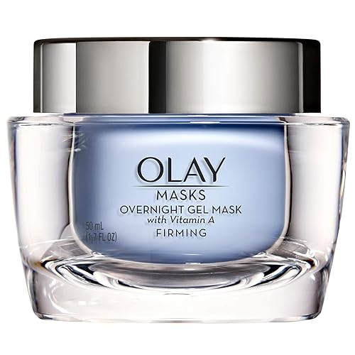 Face Mask Gel by Olay Masks, Overnight Facial Moisturizer with Vitamin A and Hyaluronic Acid for Firming Skin, 1.7 Fl Ounce Beauty & Personal Care Olay