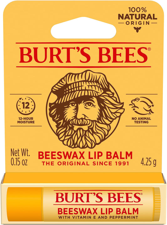 BURTS BEES Beeswax Lip Balm, 1 EA Beauty and Personal Care Burt's Bees