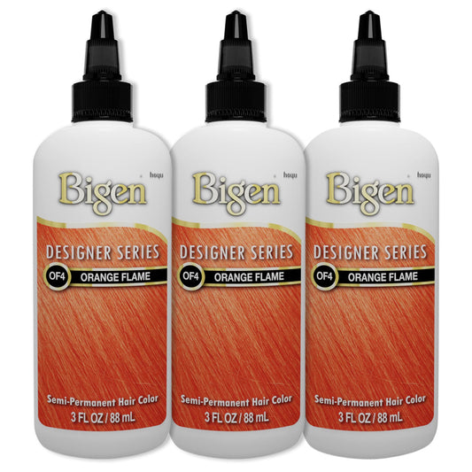 Bigen OF4 Orange Flame Designer Series Semi-Permanent Hair Color (pack of 3) Beauty & Personal Care Bigen