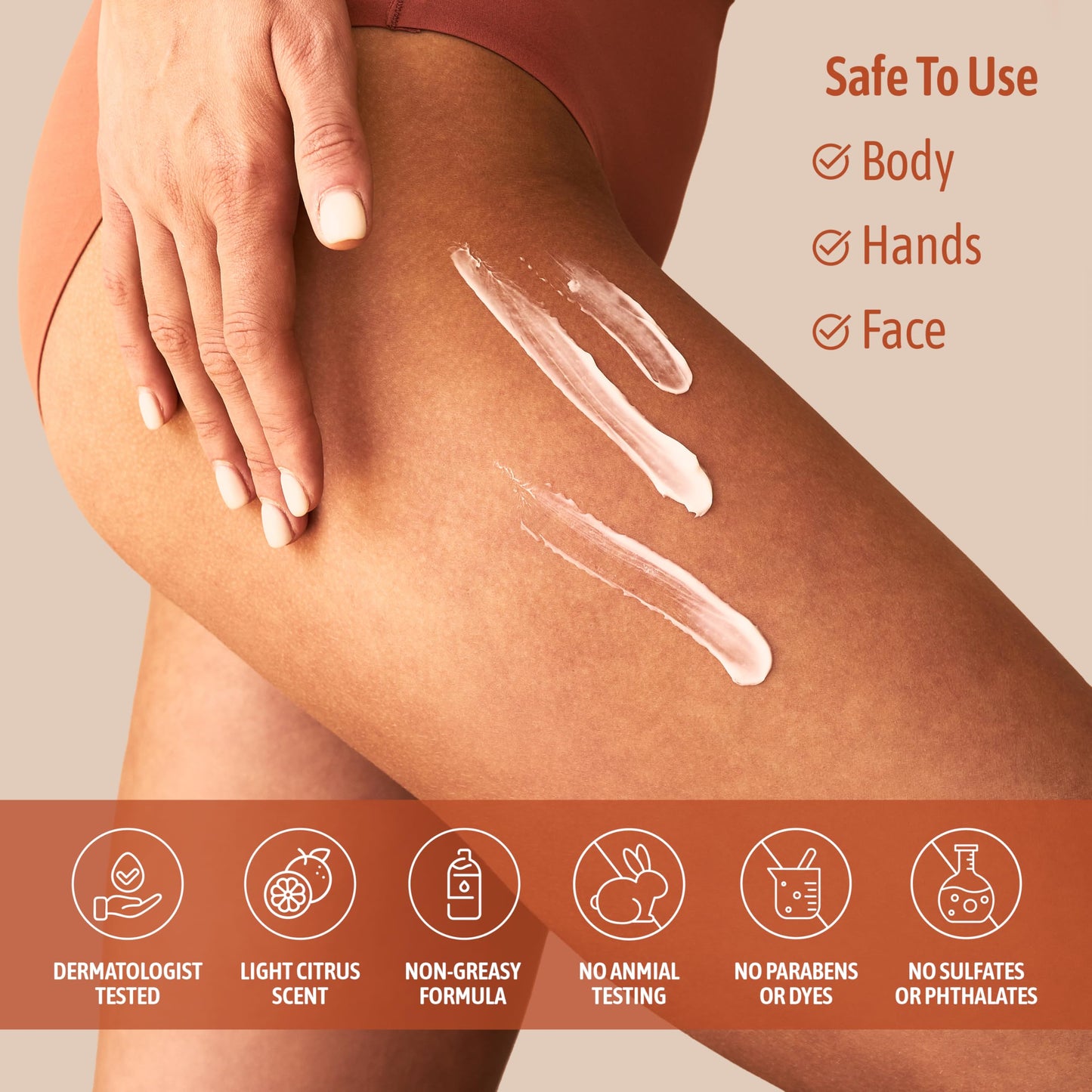 NATURE WELL Vitamin C Brightening Moisturizer Cream - Hydrating Face & Body Lotion with Coconut Oil, Helps Improve Uneven Skin Tone & Dark Spots Beauty & Personal Care NATURE WELL
