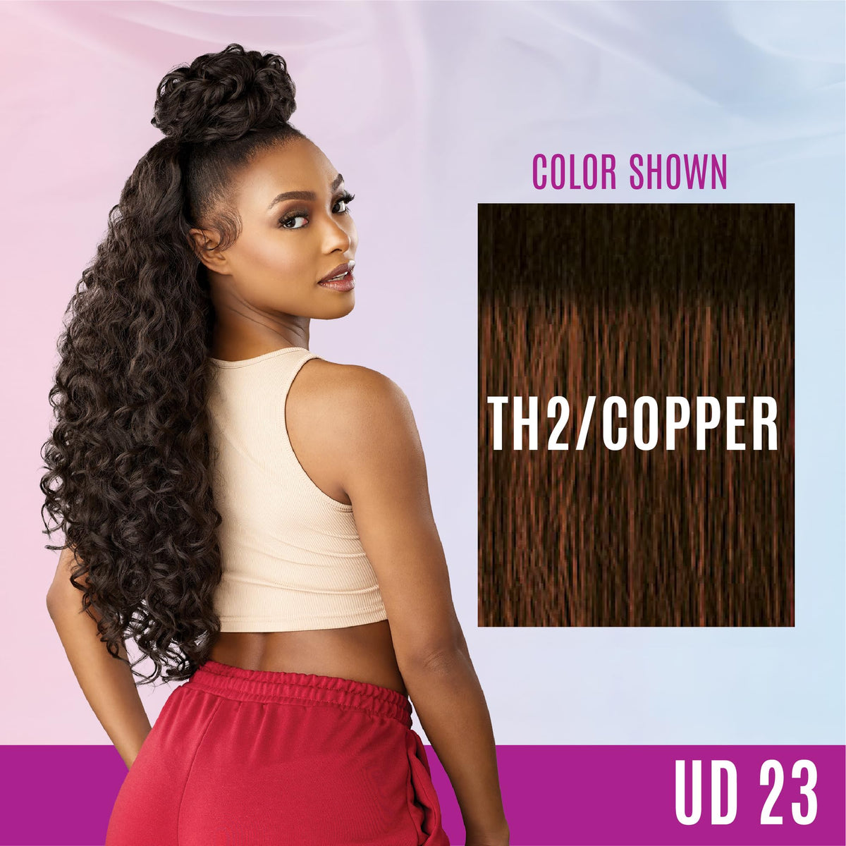 Sensationnel Instant Updown Halfwig Pony-Iud 23, TH2/COPPER
